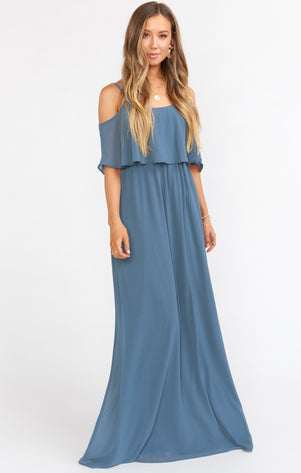 Slate Blue Bridesmaid Dresses – Show Me ...